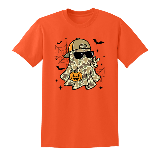 Camo Ghost Kids Short Sleeve Tee