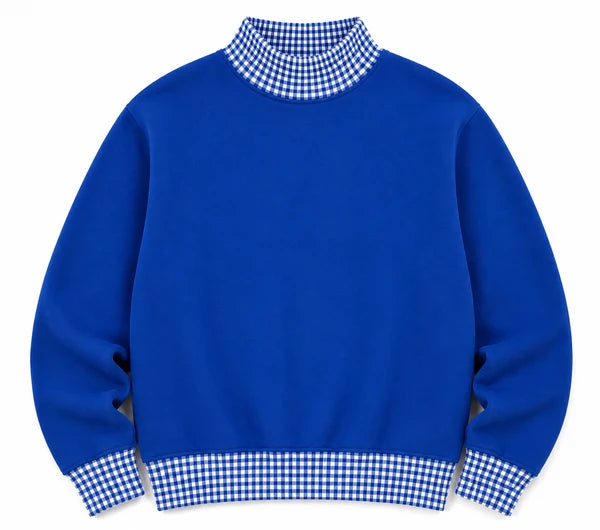 Gingham Mockneck - PREORDER ends 9/11